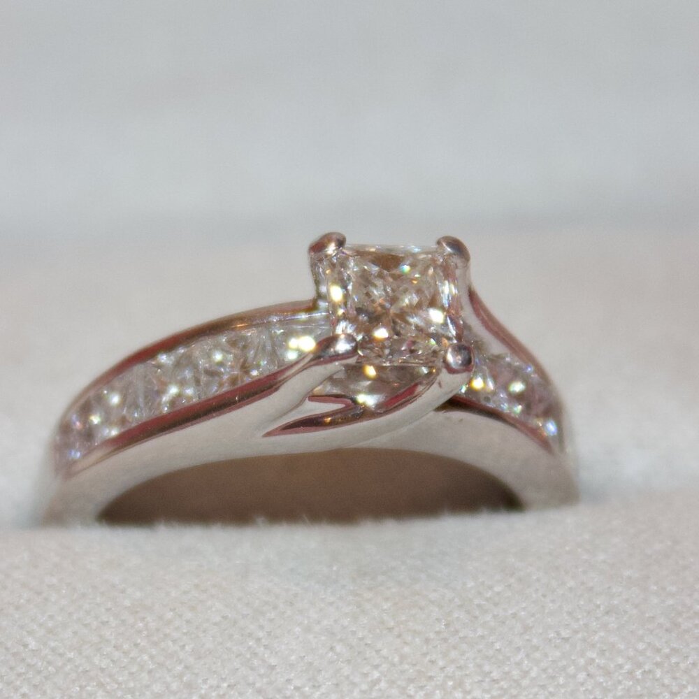 Engagement Ring and Band